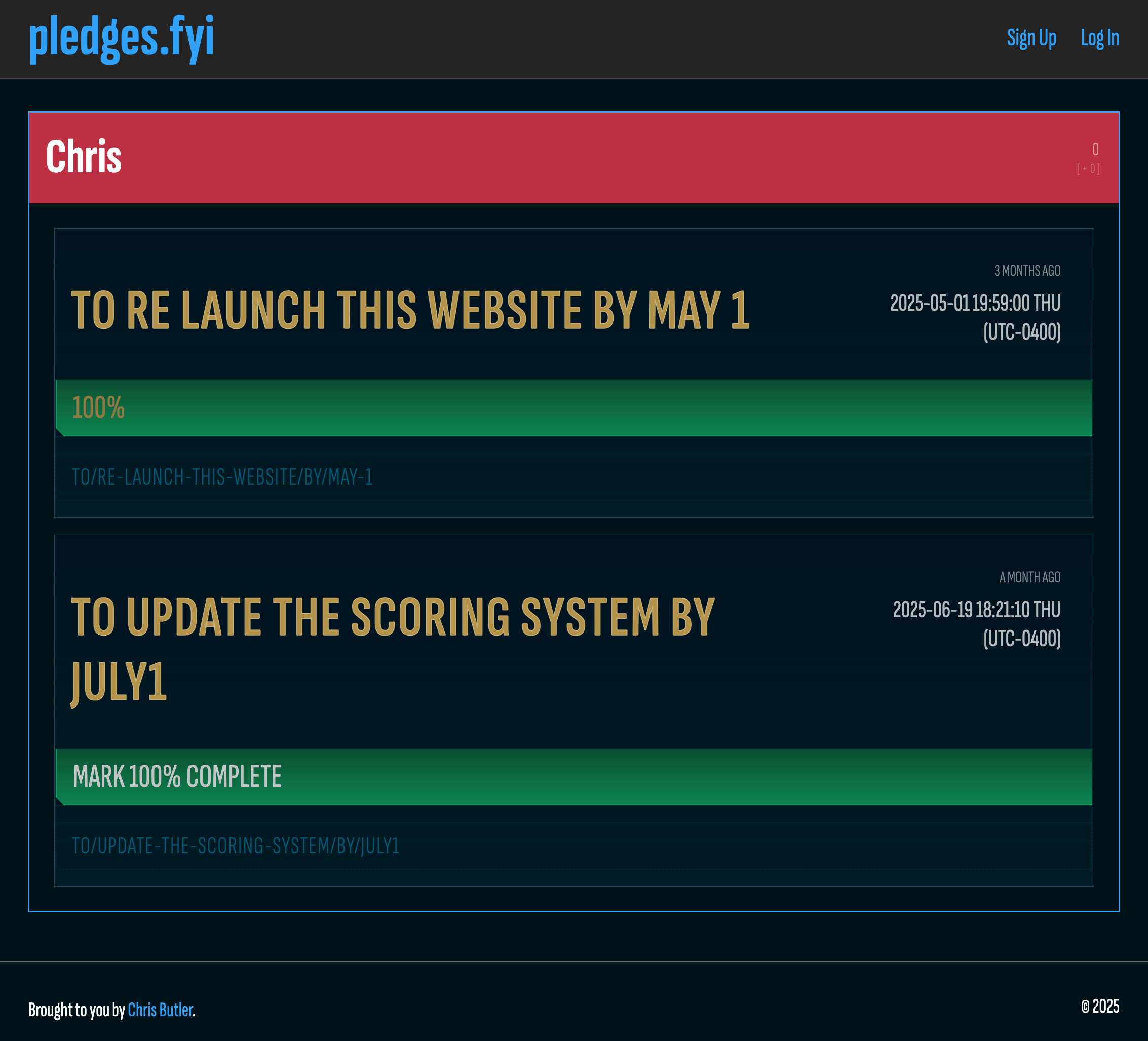 Pledges.FYI